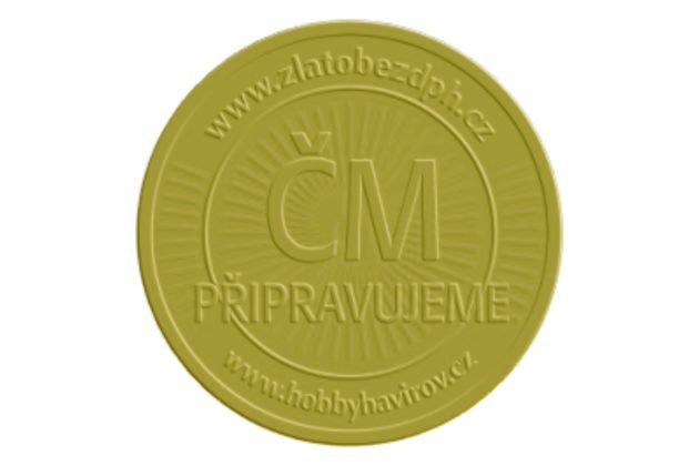 Zlatá půluncová medaile Jan Blažej Santini-Aichel  proof (ČM 2023)  