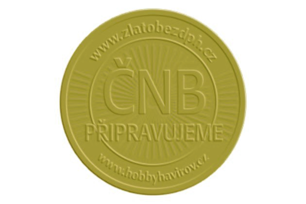 Zlatá mince 5000 Kč Městské památkové rezervace ČNB - Tábor proof (ČNB 2025)