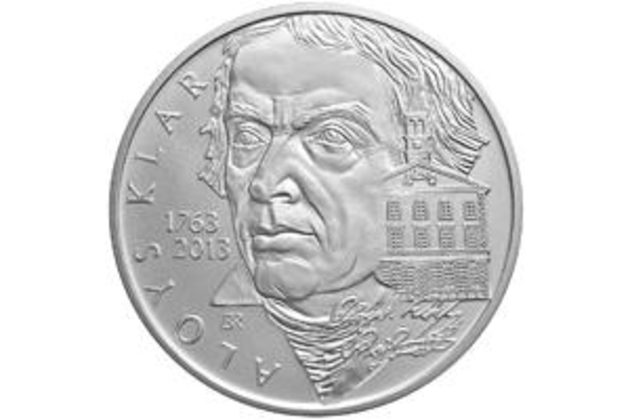 Stříbrná mince 200 Kč - 250. výročí narození Aloyse Klara provedení standard (ČNB 2013)