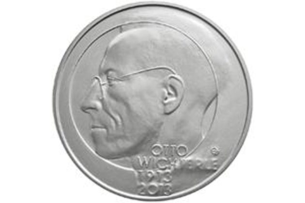 Stříbrná mince 200 Kč - 100. výročí narození Otty Wichterleho provedení standard (ČNB 2013)
