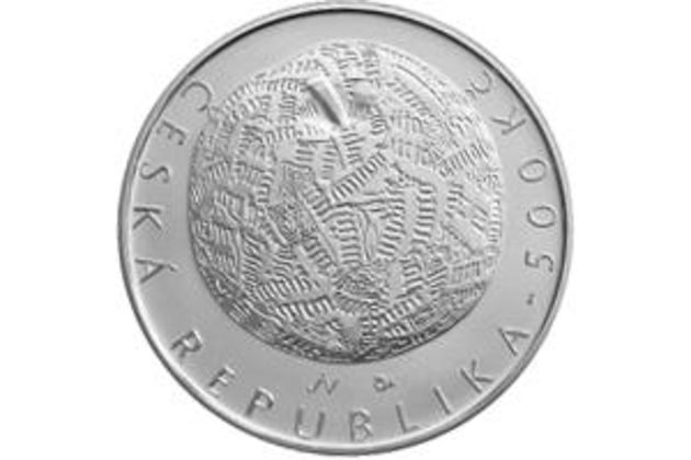 Stříbrná mince 500 Kč - 100. výročí narození Jiřího Koláře provedení proof (ČNB 2014)