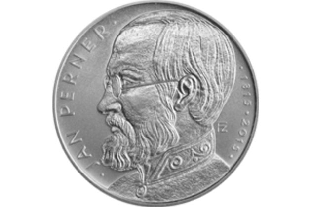Stříbrná mince 200 Kč - 200. výročí narození Jana Pernera provedení standard (ČNB 2015)