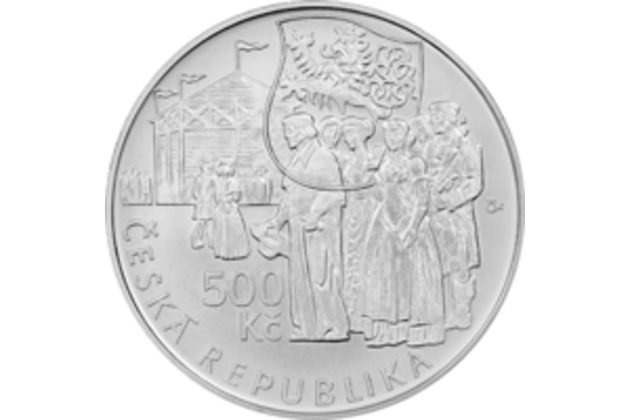 Stříbrná mince 500 Kč - 250. výročí narození Václava Tháma provedení proof (ČNB 2015)