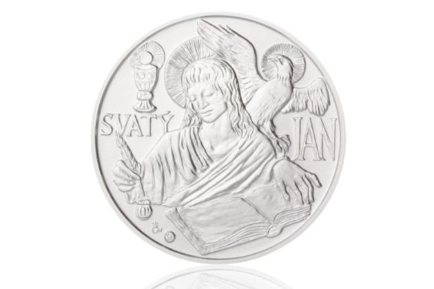 Stříbrná medaile Apoštolové - Svatý Jan provedení standard (ČM 2012)