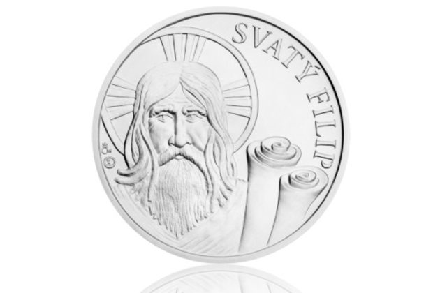 Stříbrná medaile Apoštolové - Svatý Filip provedení standard (ČM 2015)