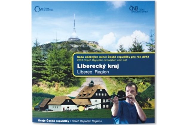 Sada oběžných mincí ČR - Liberecký kraj provedení standard (ČNB 2013)