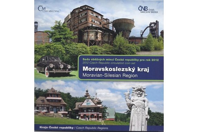 Sada oběžných mincí ČR - Moravskoslezský kraj provedení standard (ČNB 2012)