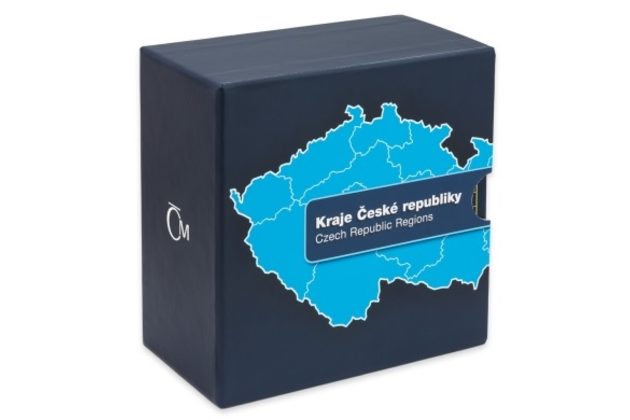 Box na 14 blistrů - Kraje České republiky (ČM 2015)