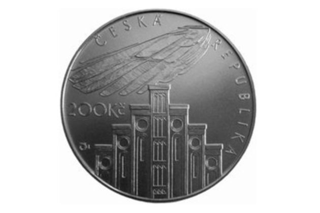 Stříbrná mince 200 Kč - 100. výročí úmrtí Josefa Hlávky provedení standard (ČNB 2008)