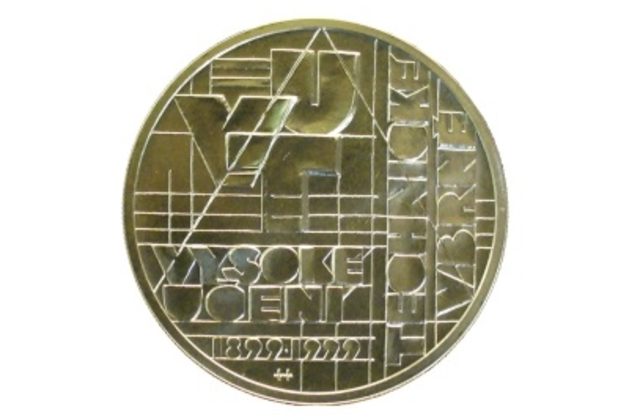  Stříbrná mince 200 Kč - 100. výročí založení Vysokého učení technického v Brně provedení proof (ČNB 1999)