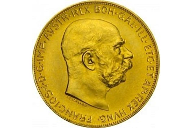 Zlatá investiční mince František Josef I. - 100 Koruna 