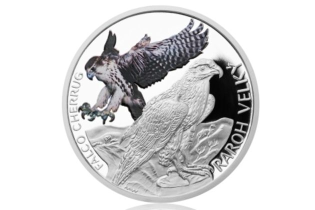 Stříbrná mince Ohrožená příroda - Raroh velký provedení proof (ČM 2015)