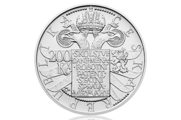 Stříbrná mince 200 Kč - 300. výročí narození Marie Terezie provedení standard (ČNB 2017)