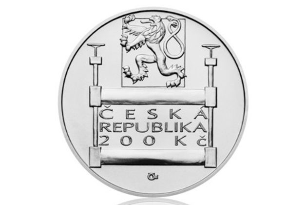 Stříbrná mince 200 Kč - 100. výročí založení Sdružení českých umělců grafiků Hollar standard (ČNB 2017)