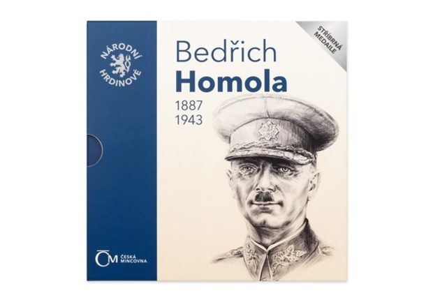 Stříbrná medaile Národní hrdinové - Bedřich Homola provedení proof (ČM 2018)