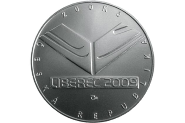 Stříbrná mince 200 Kč - FIS mistrovství světa v klasickém lyžování provedení proof (ČNB 2009)