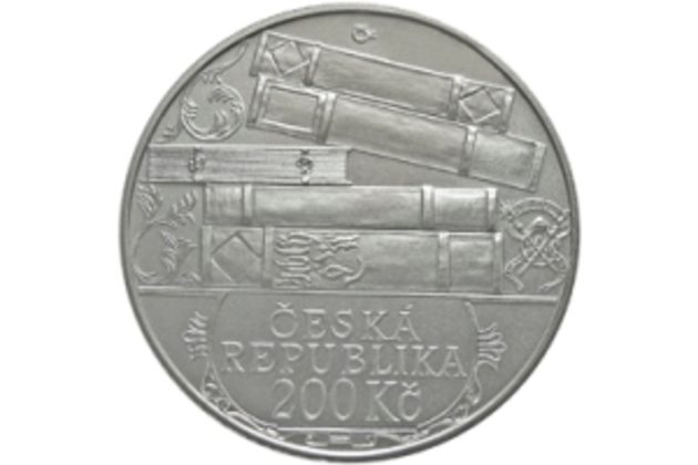 Stříbrná mince 200 Kč - 500. výročí narození Jiřího Melantricha z Aventina provedení proof (ČNB 2011)